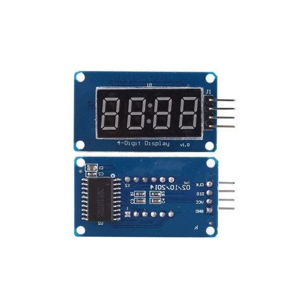 4-символьный сегментный LED дисплей (TM1637)
