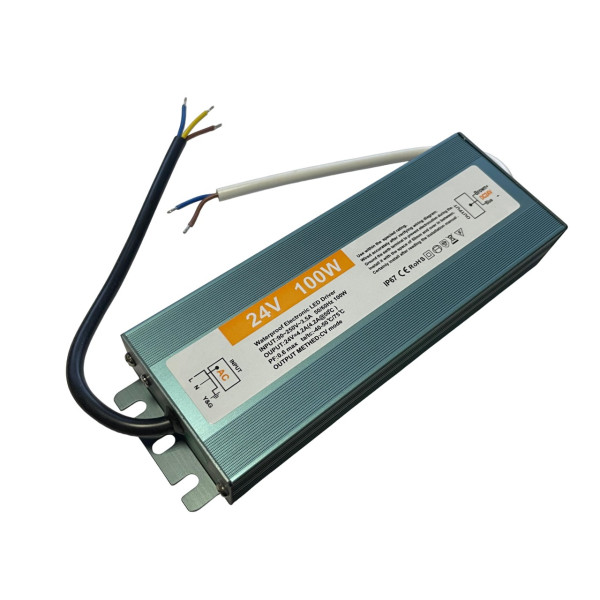 Герметичный блок питания 100Вт-24В-4.2А-IP67