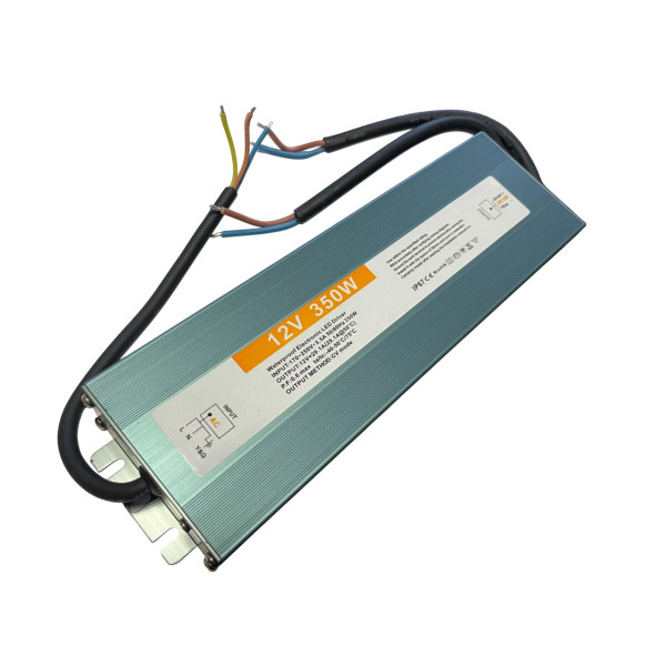Герметичный блок питания 350Вт-12В-29.1А-IP67