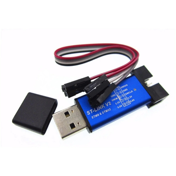 Программатор ST-Link V2 для STM8, STM32