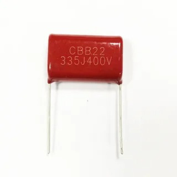 Пленочный конденсатор CBB22 335J-400V (3,3мкФ-400 вольт), 5%, 27мм
