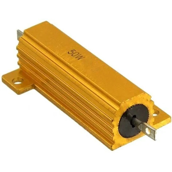 RX24 50W 5% 1R, резистор силовой 50 Вт, 1 Ом, 5%