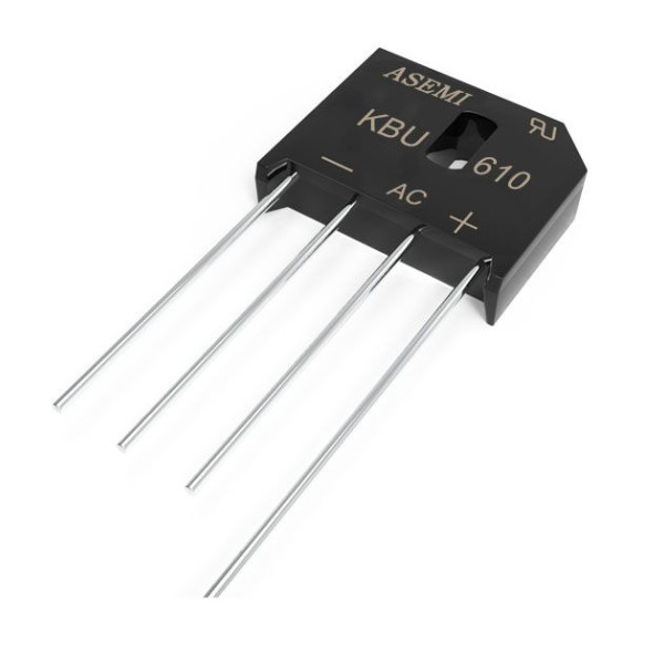 Диодный Мост KBU610 6А-1000В, корпус KBU, 5шт
