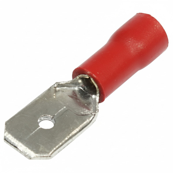 Наконечник плоский изолированный НПИ-П серии MDD1,25-250 (красный цвет),10шт