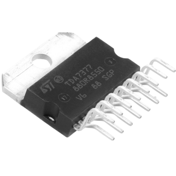 Микросхема TDA7377, класс AB, 2 х 30Вт / 4 х 6Вт, корпус Flexiwatt-15 1шт