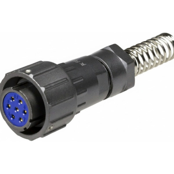 Разъем байонетный быстроразъемный FQ18-7TK-8, 7pin d8мм