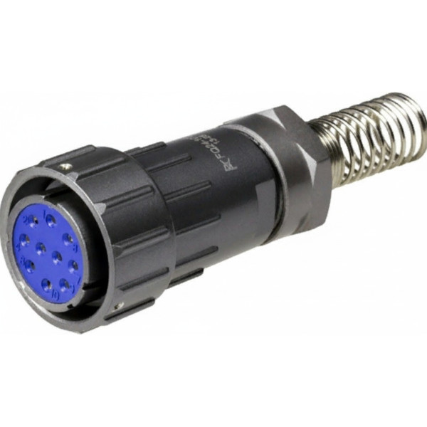 Разъем байонетный быстроразъемный FQ24-10TK-12 10pin d12мм
