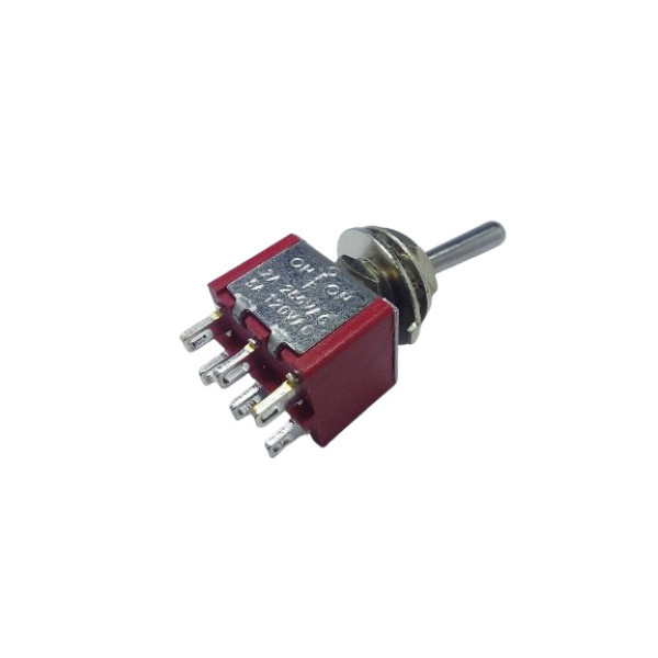 Тумблер MTS-203 2A-250V 6PIN (ON-OFF-ON), 5шт