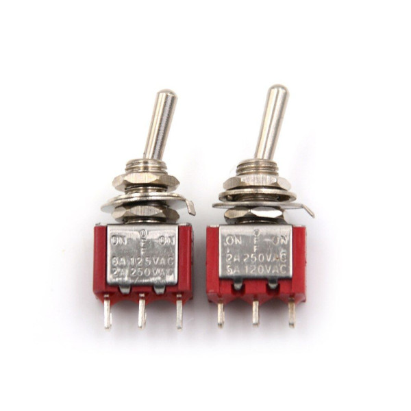 Тумблер MTS-123 3A-250V 3PIN (ON-(OFF)-ON), 5шт
